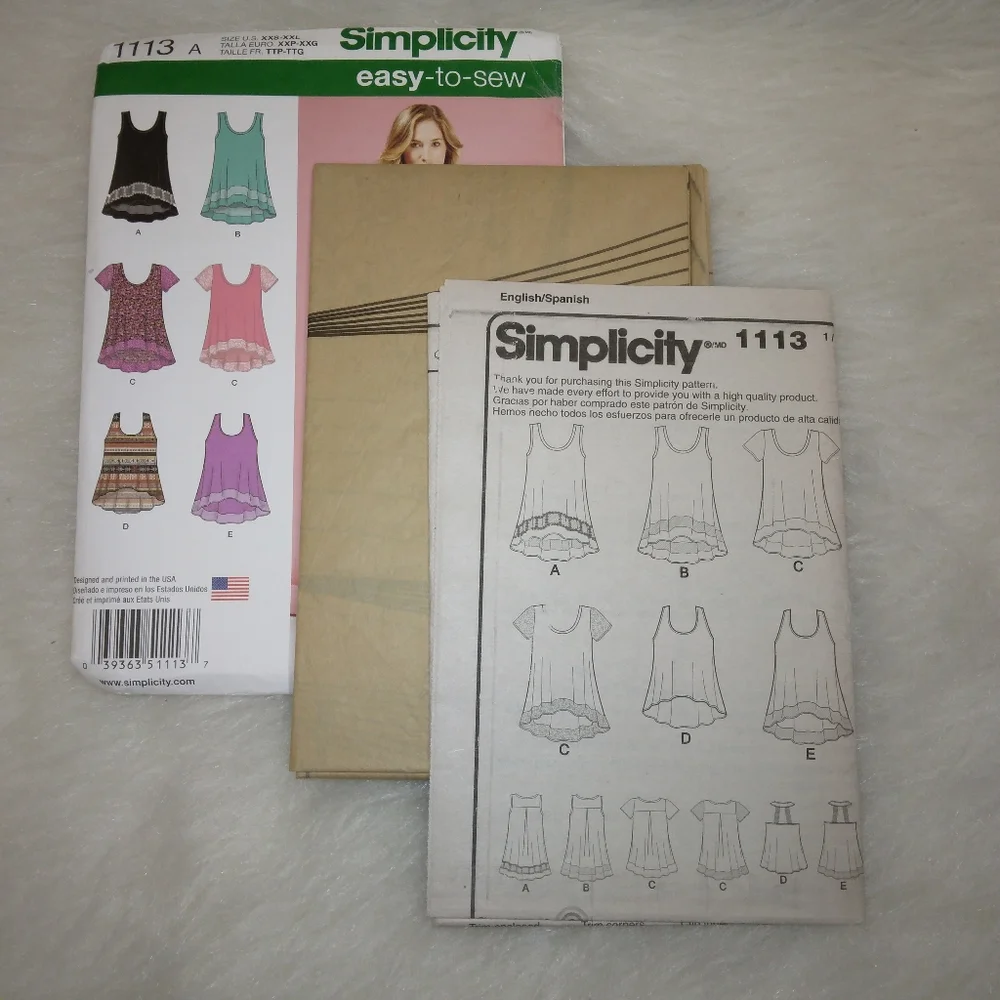 Simplicity sewing pattern